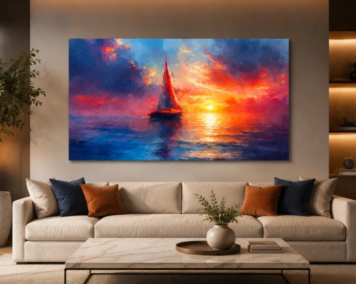 Voile au Crépuscule